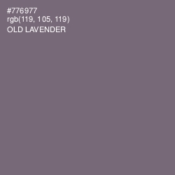 #776977 - Old Lavender Color Image